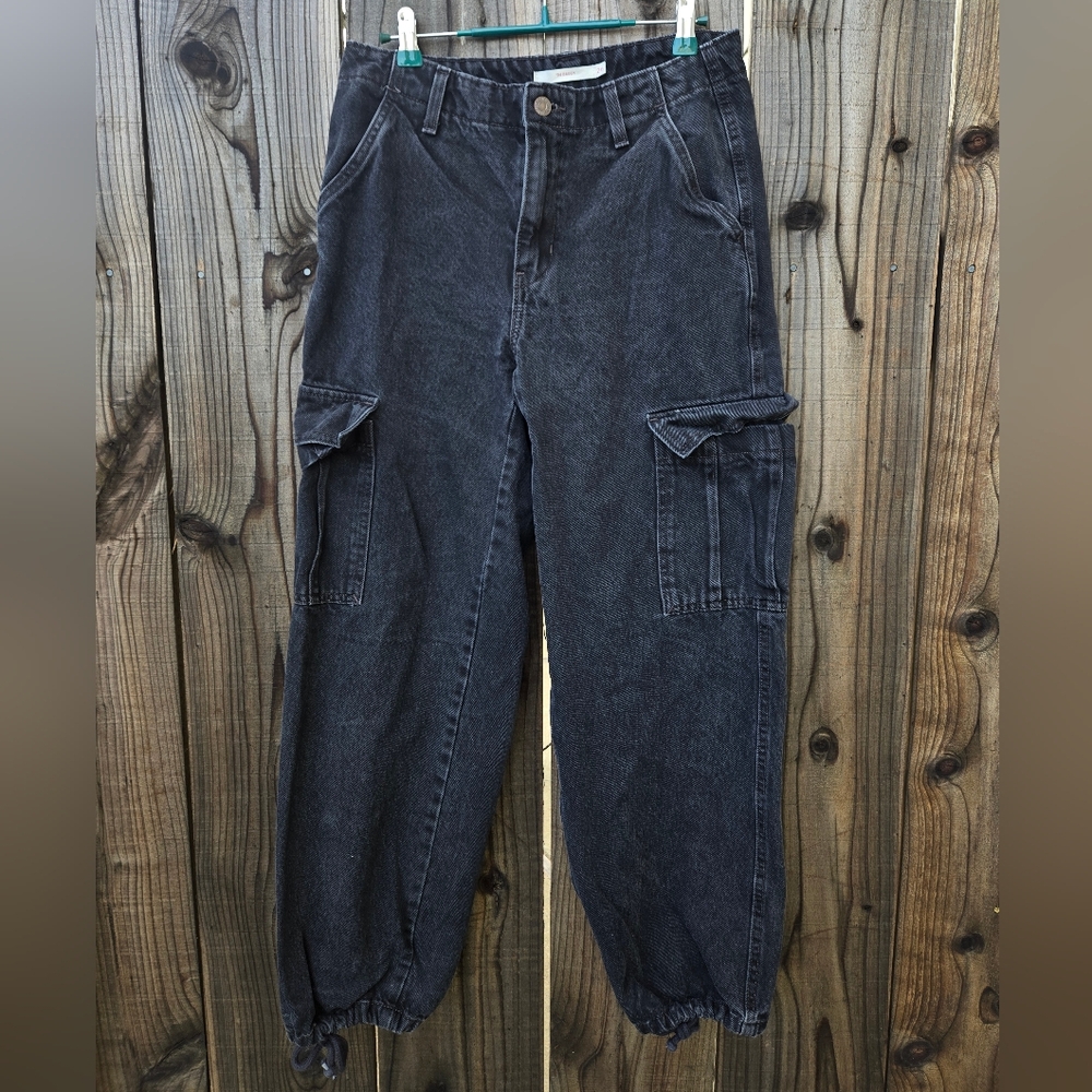 Men's Cargo Pants - Black Wash
